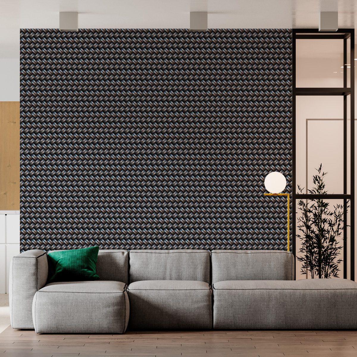 Papel de Parede Adesivo Industrial Metal Decor 109