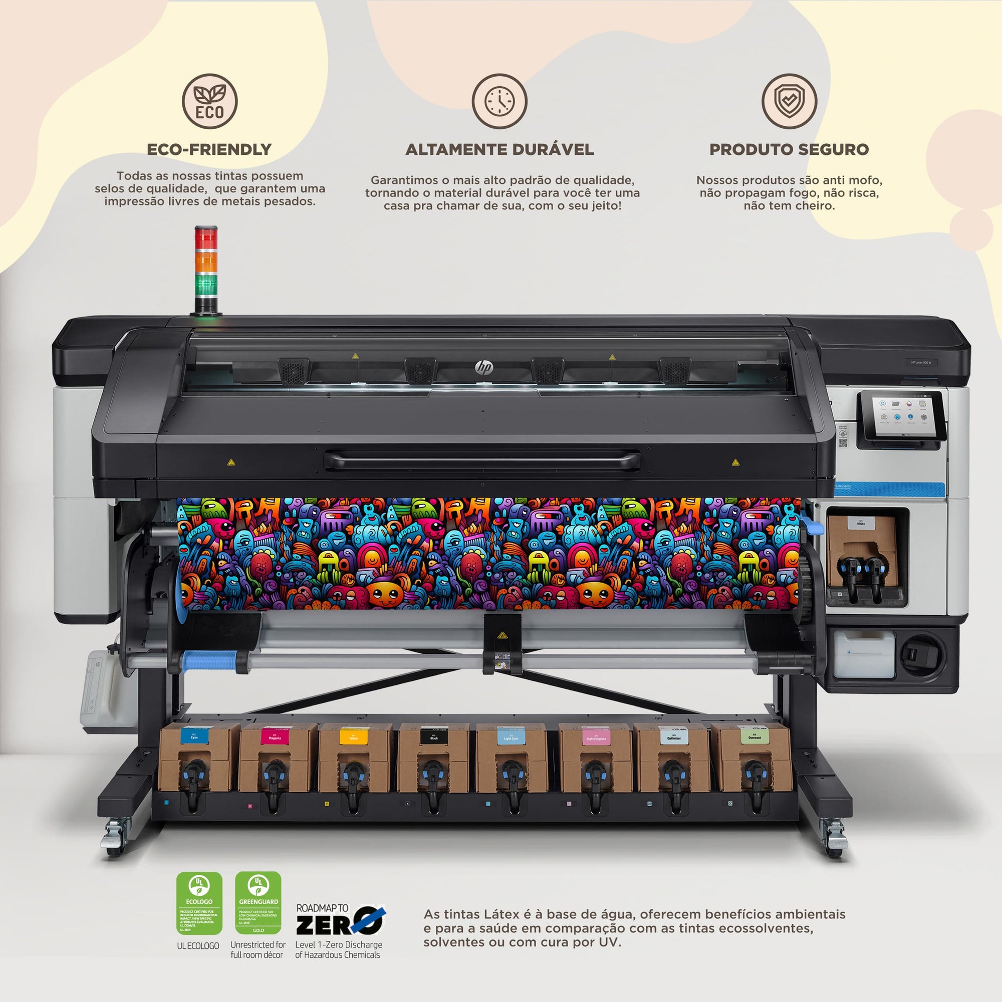 Papel de Parede Adesivo Grafismo Art 9