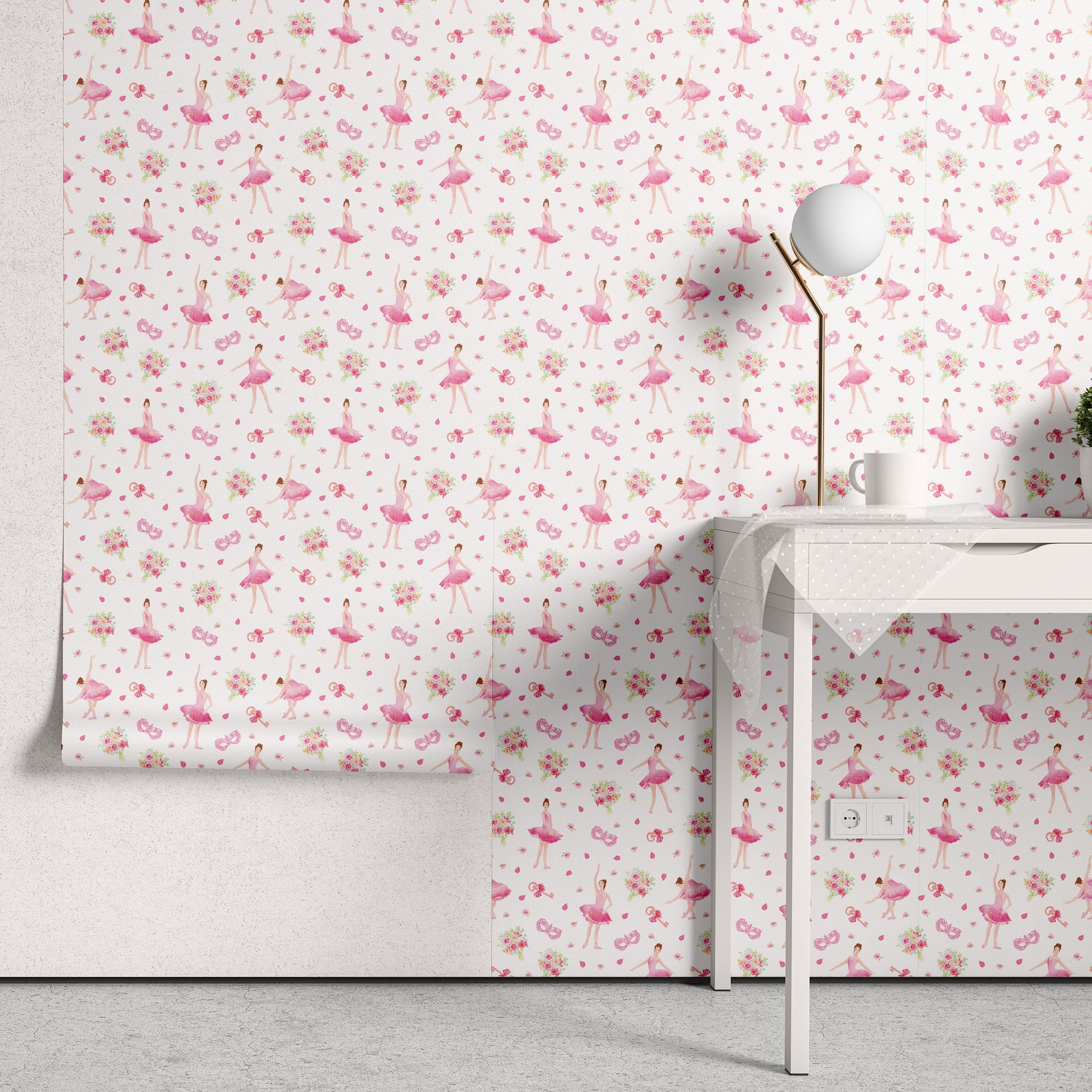 Papel de Parede Adesivo Menina Bailarina 2
