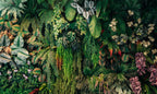 Papel de Parede - Manto de Folhagens Tropicais