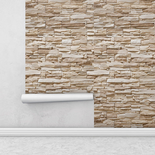 Papel De Parede Adesivo Pedras Rústicas Decor 03