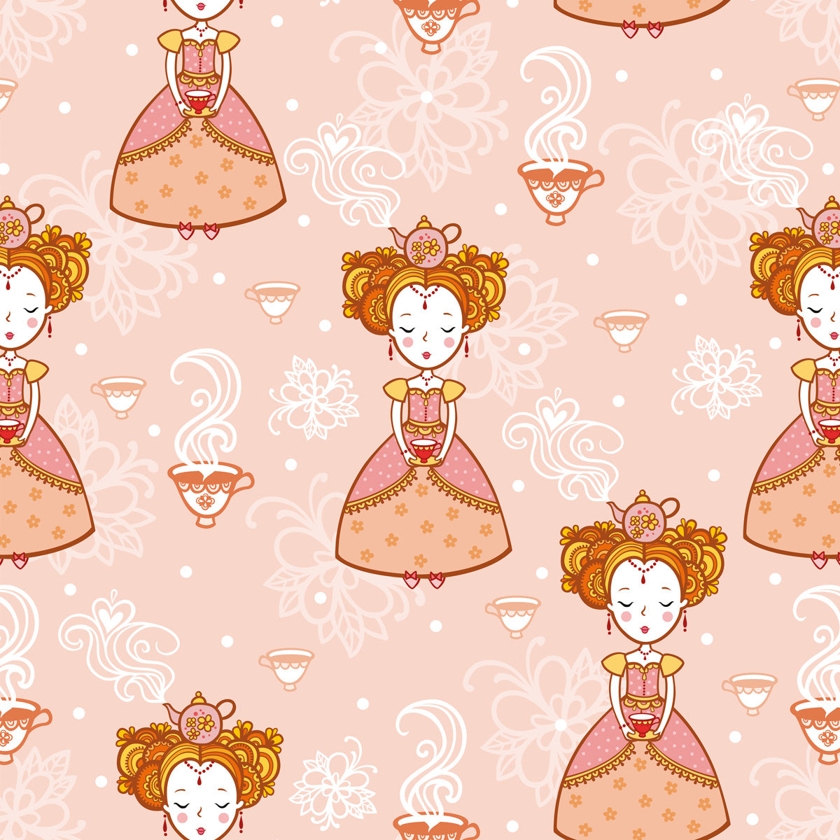 Papel de Parede Adesivo Menina Japonesa