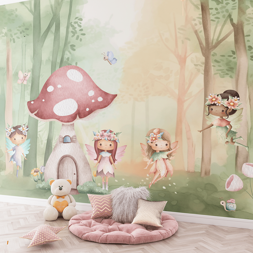 Papel de Parede - Infantil Fadas