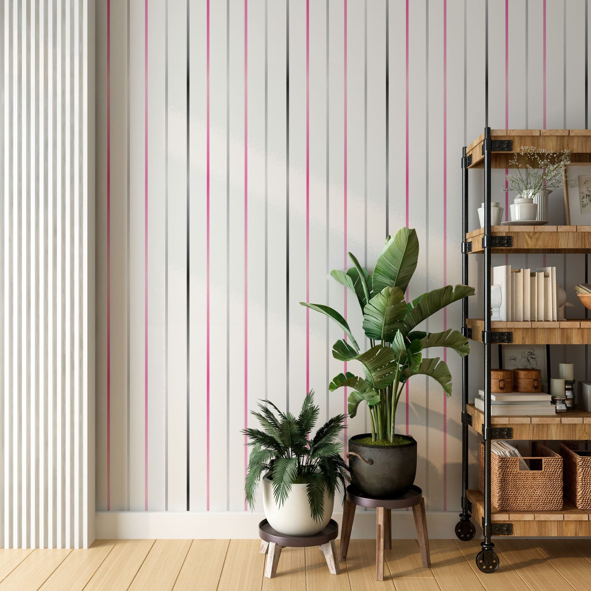 Papel de Parede Adesivo Listrado Decor 107