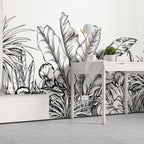 Papel de Parede - Folhas e Sombras