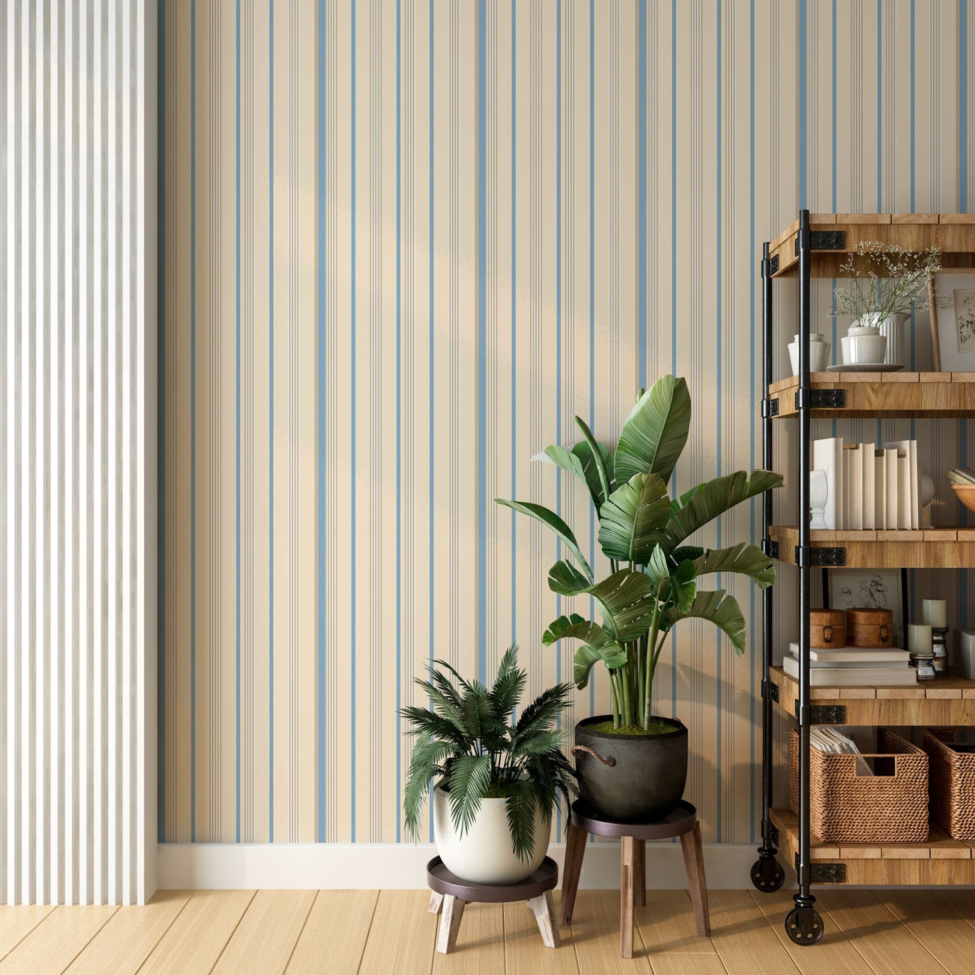 Papel de Parede Adesivo Listrado Decor 66