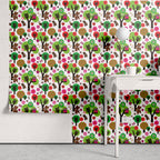 Papel de Parede Adesivo Menina Floresta Coruja