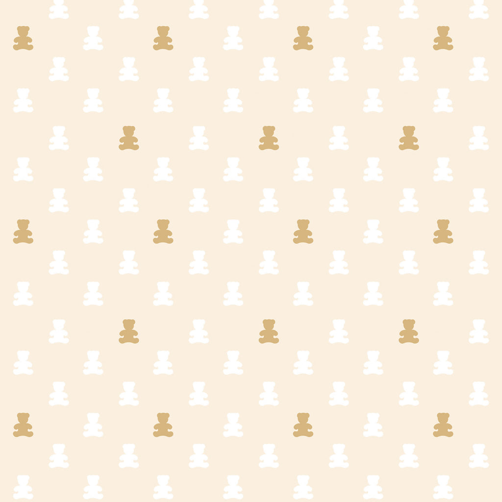 Papel de Parede Adesivo Menina Ursinhos