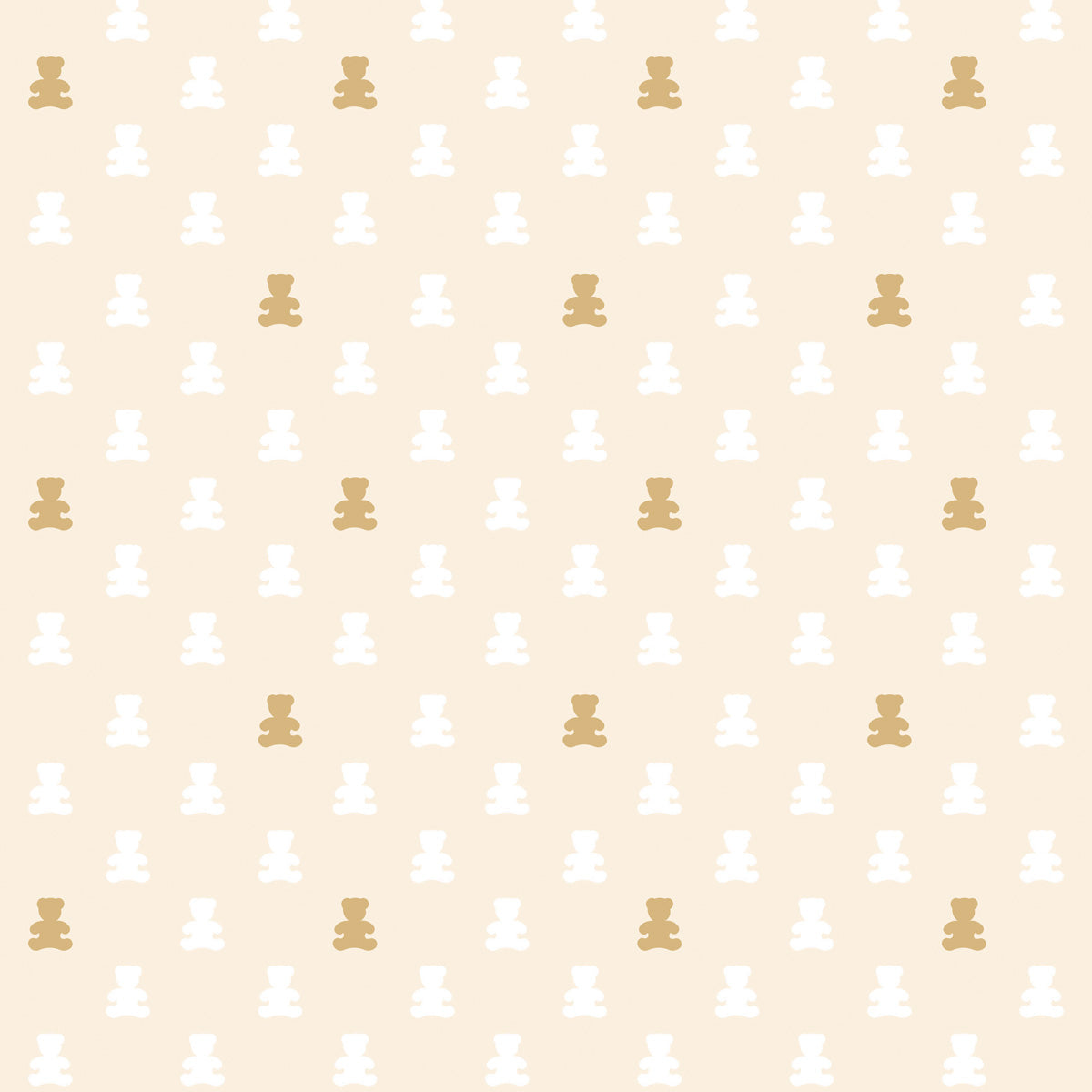 Papel de Parede Adesivo Menina Ursinhos