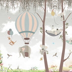 Papel de Parede Adesivo Menino Koala