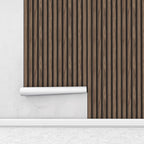 Papel de Parede Adesivo Madeira Rústico Ripado Decor 43