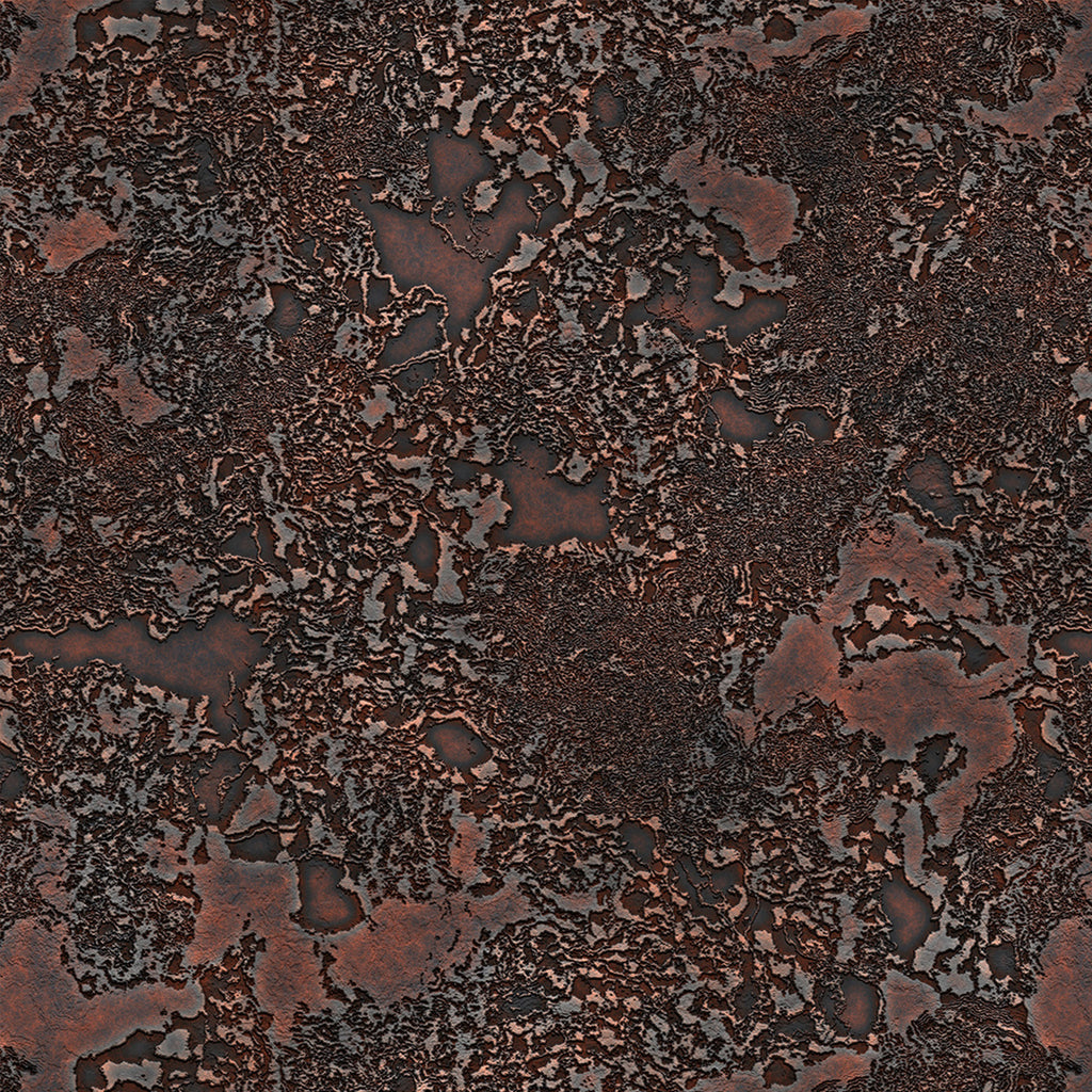 Papel de Parede Adesivo Industrial Aço Enferrujado Decor 08
