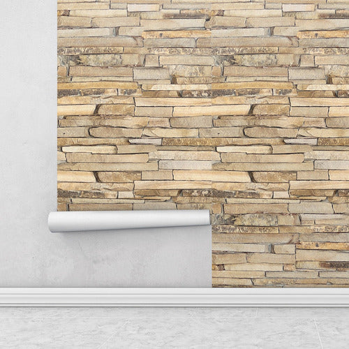 Papel De Parede Adesivo Pedras Rústicas Decor 14