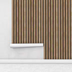 Papel de Parede Adesivo Madeira Rústico Ripado Decor 22