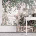 Papel de Parede Adesivo Floresta Tropical Arco Romano