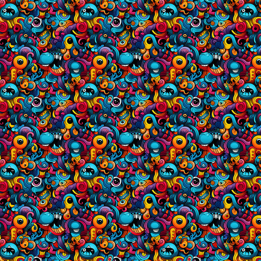 Papel de Parede Adesivo Grafismo Art 8