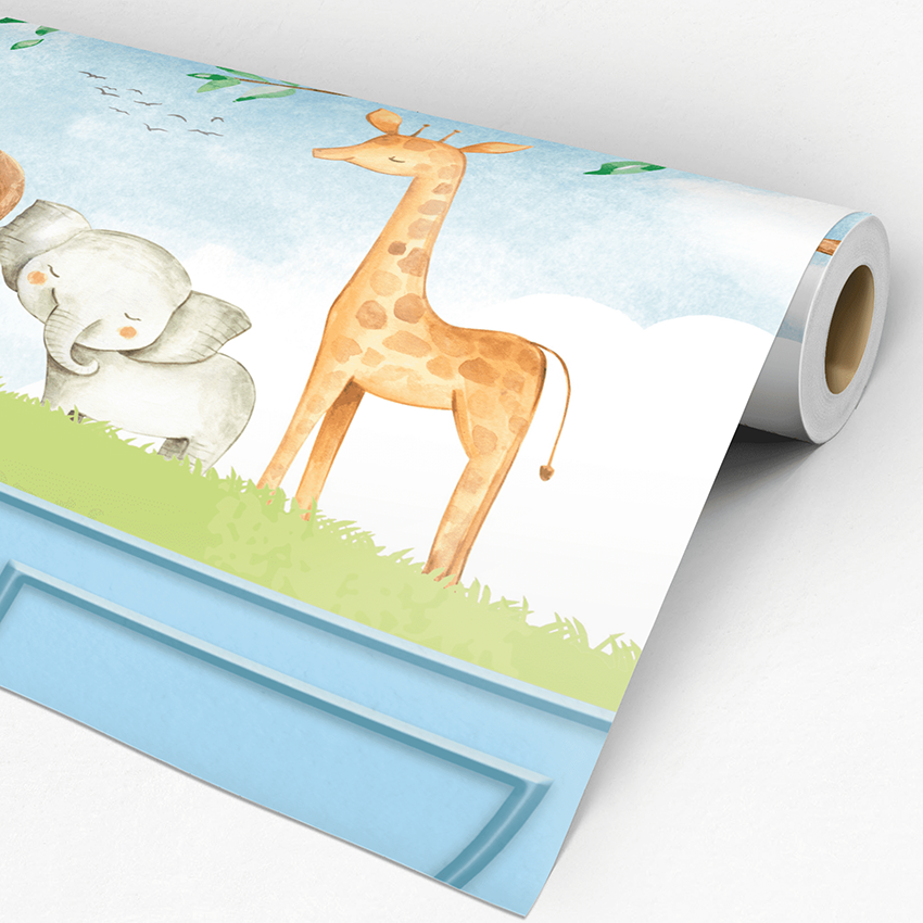 Papel de Parede - Safari Boiserie