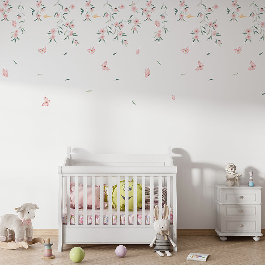 Papel de Parede - Sonho Floral em Aquarela