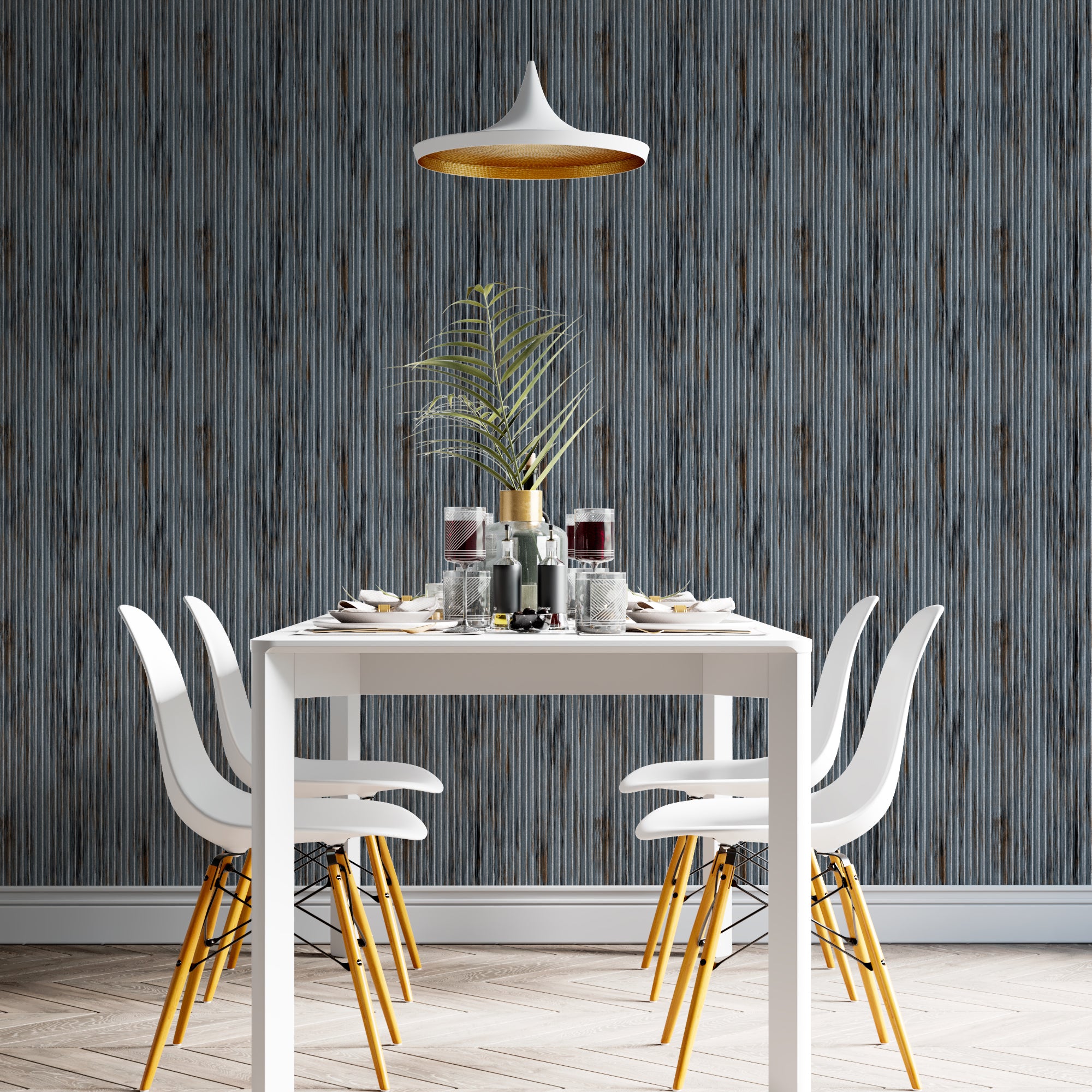 Papel de Parede Adesivo Industrial Aço Decor 105