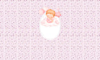 Papel de Parede Adesivo Menina Baby