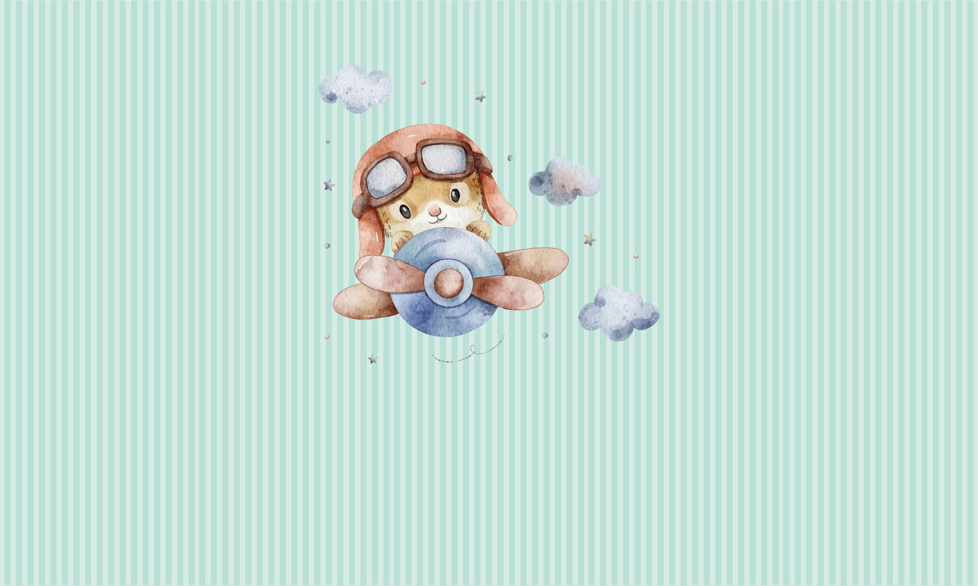Papel de Parede Adesivo Menino Céu de Velocidade 2