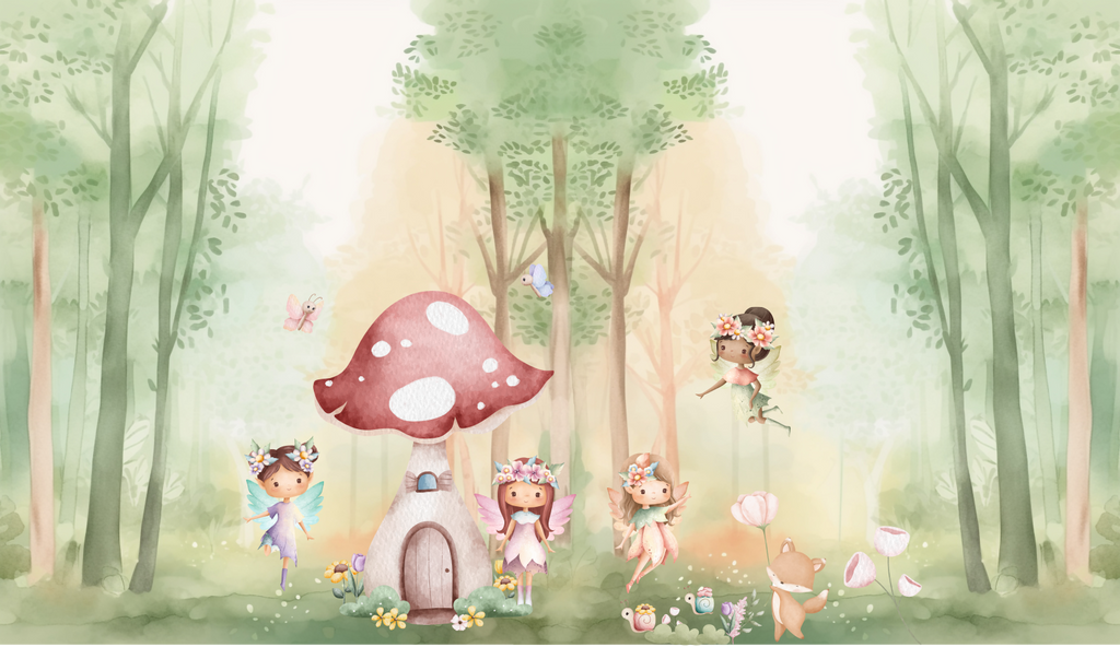 Papel de Parede - Infantil Fadas