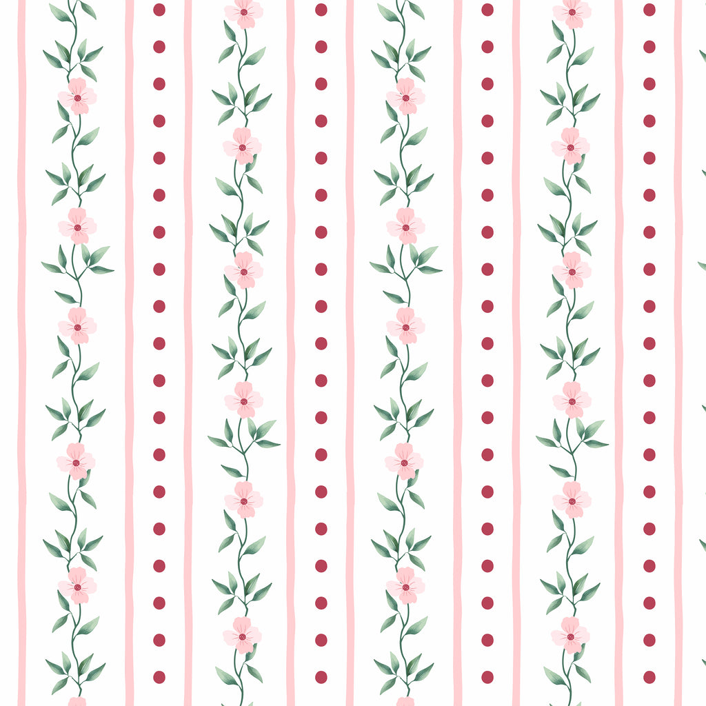 Papel de Parede Papel de Parede - Blossom Stripe