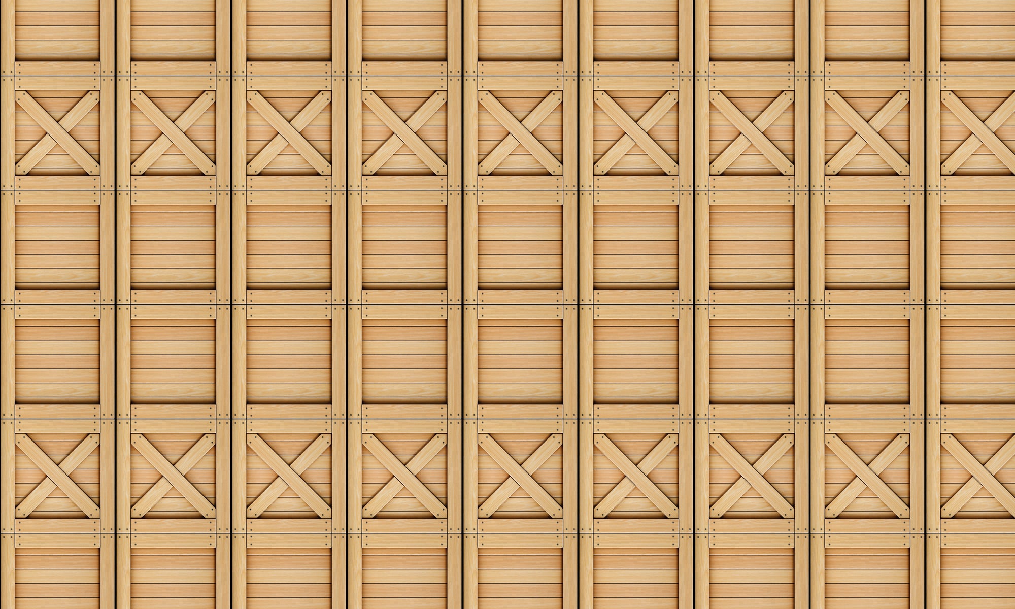 Papel de Parede Adesivo Industrial Caixa de Madeira Decor 78