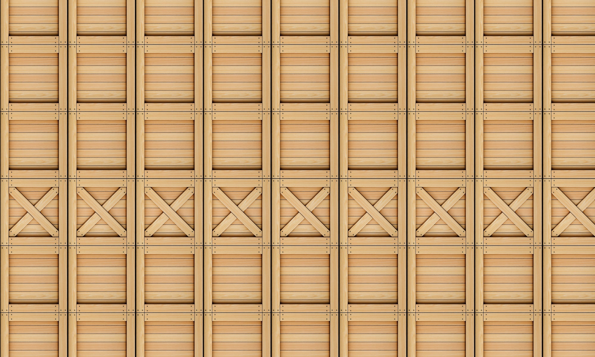 Papel de Parede Adesivo Industrial Caixa de Madeira Decor 79