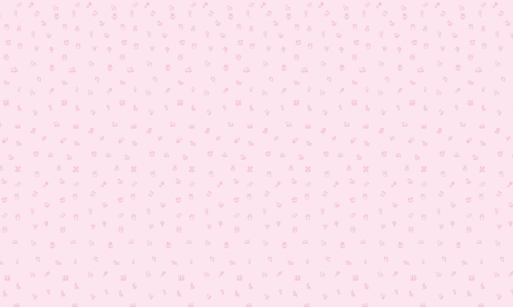 Papel de Parede Adesivo Menina Baby Toys