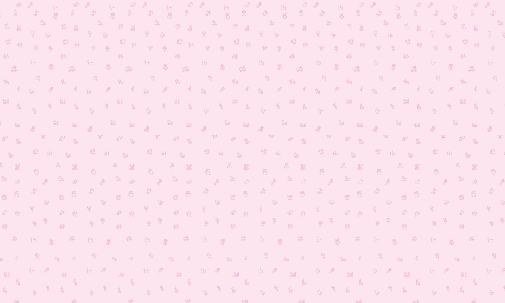 Papel de Parede Adesivo Menina Baby Toys