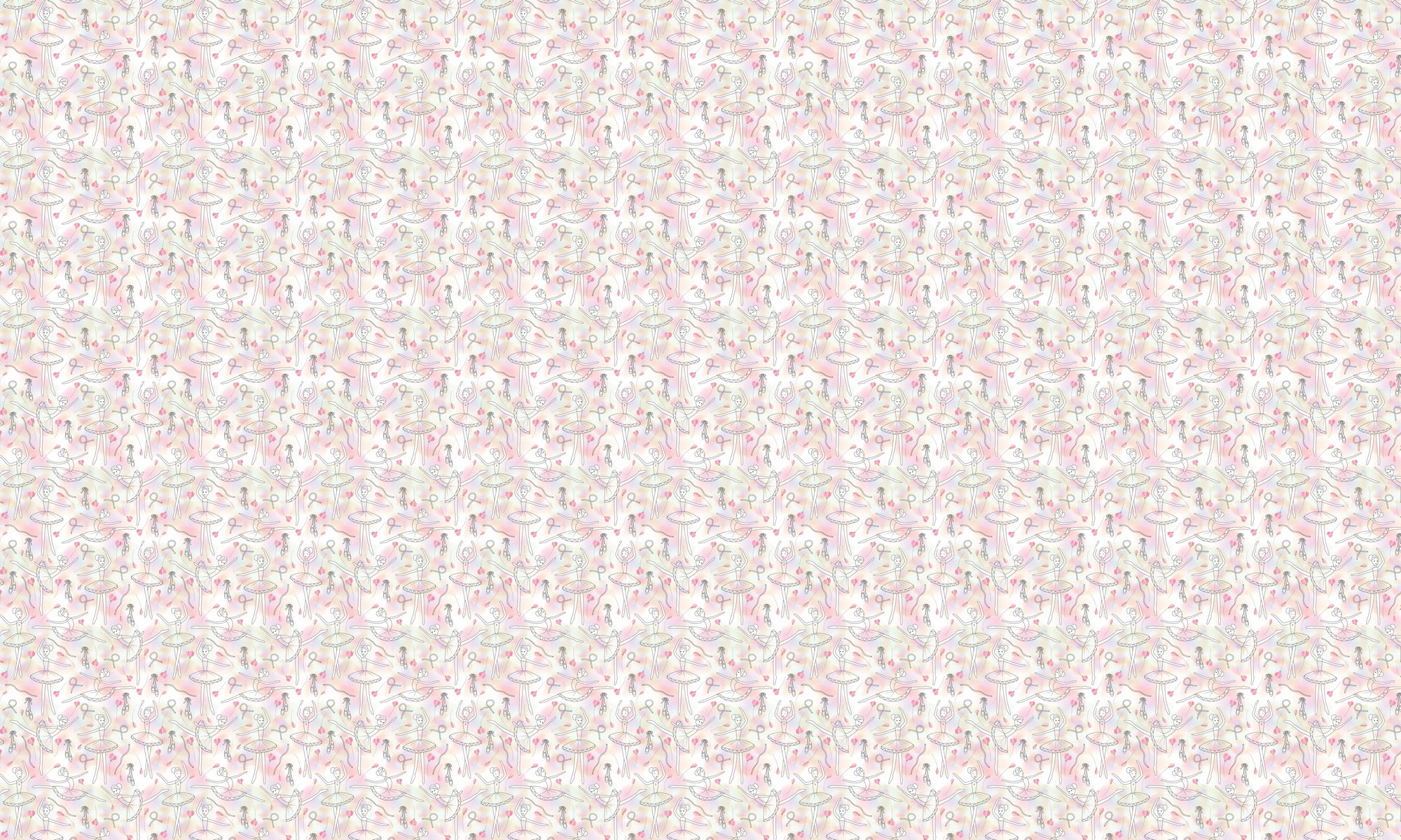 Papel de Parede Adesivo Menina Bailarina 3