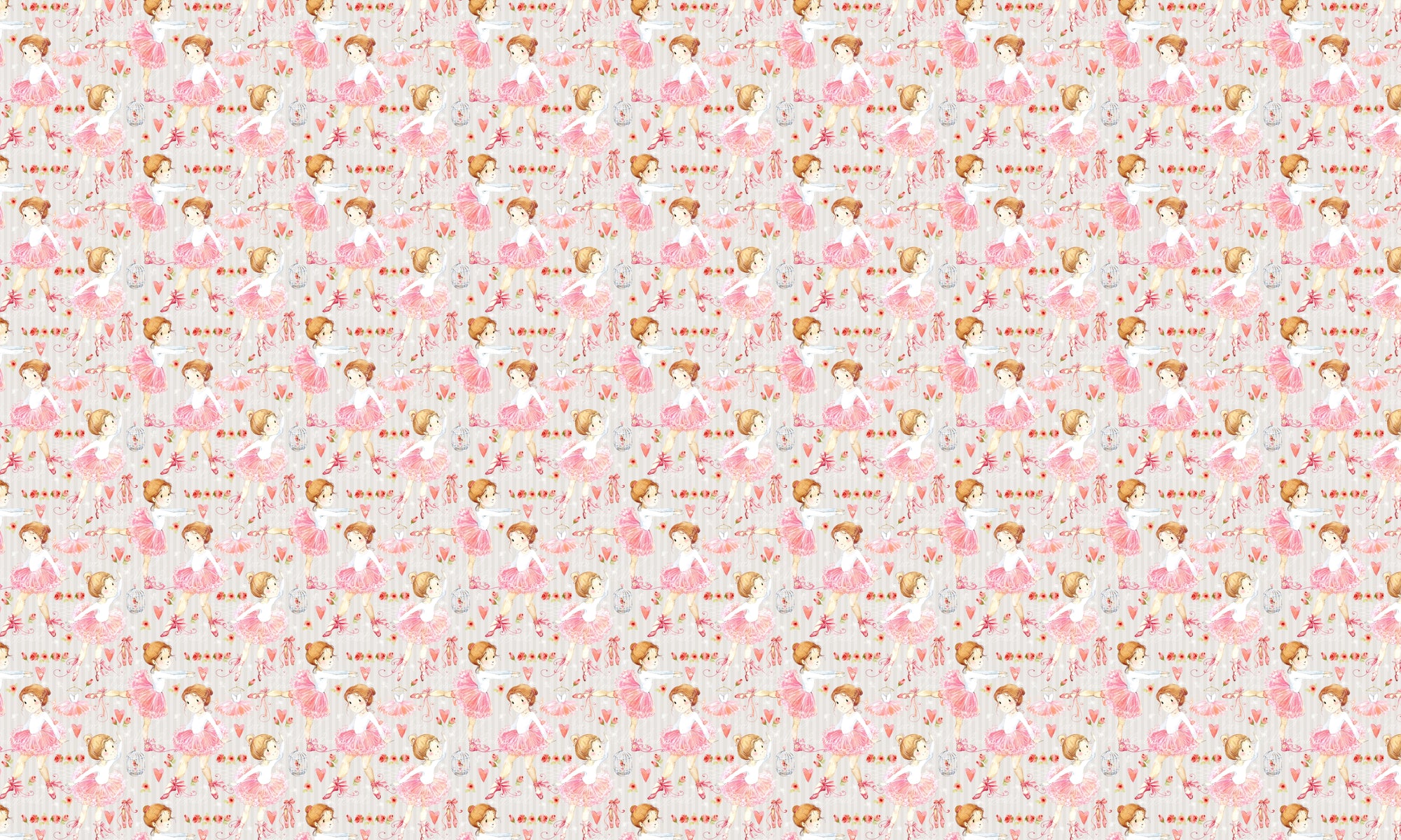 Papel de Parede Adesivo Menina Bailarina 4