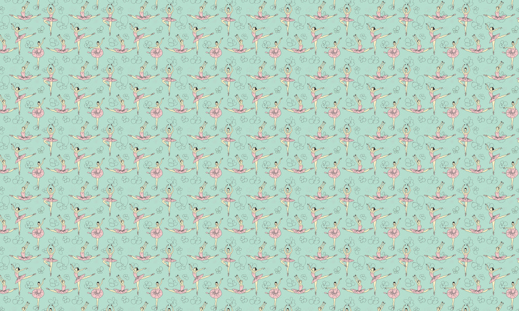 Papel de Parede Adesivo Menina Bailarina 7