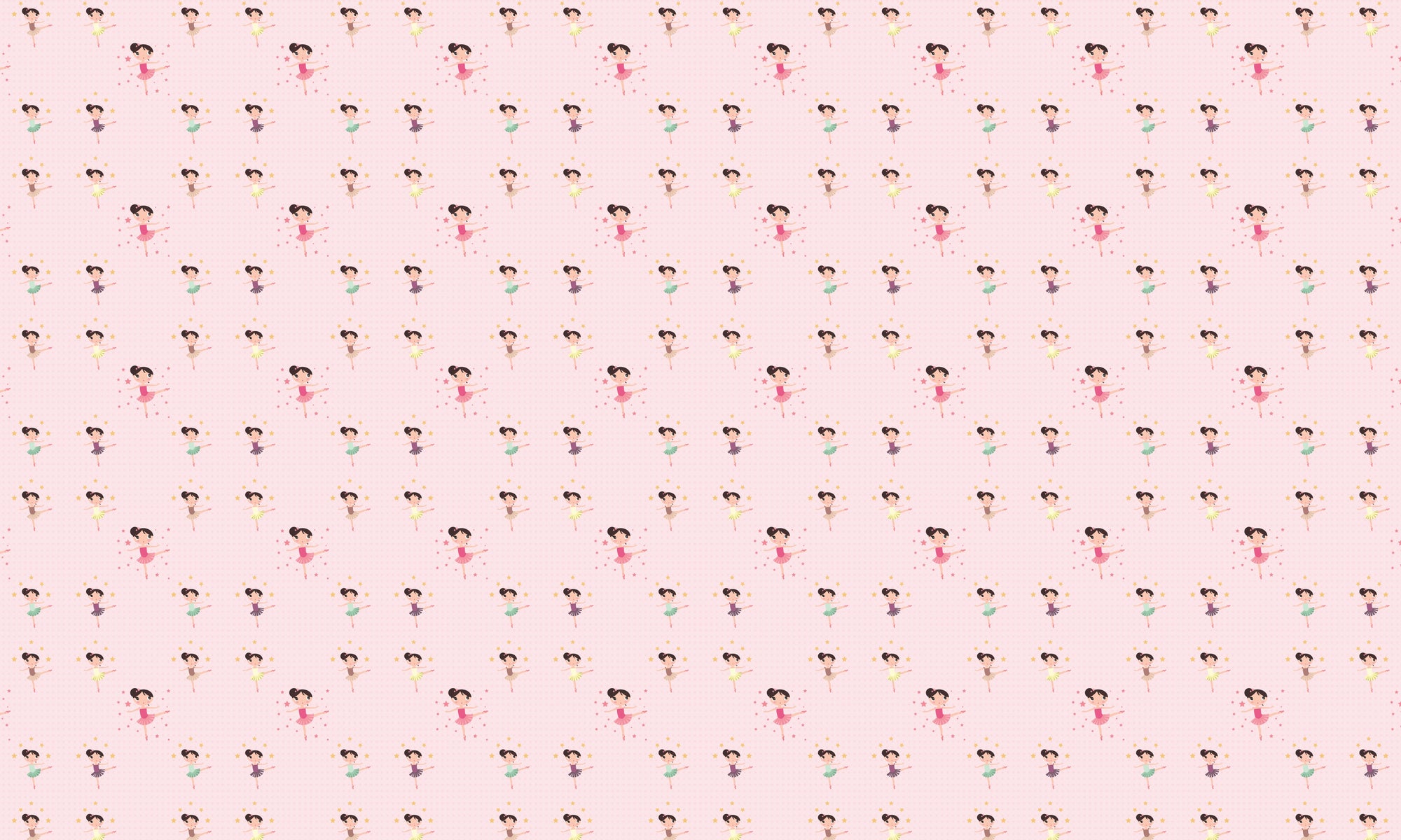 Papel de Parede Adesivo Menina Bailarina 8