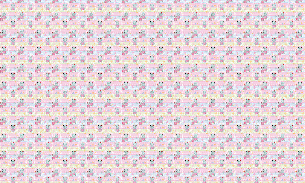 Papel de Parede Adesivo Menina Gatinhos