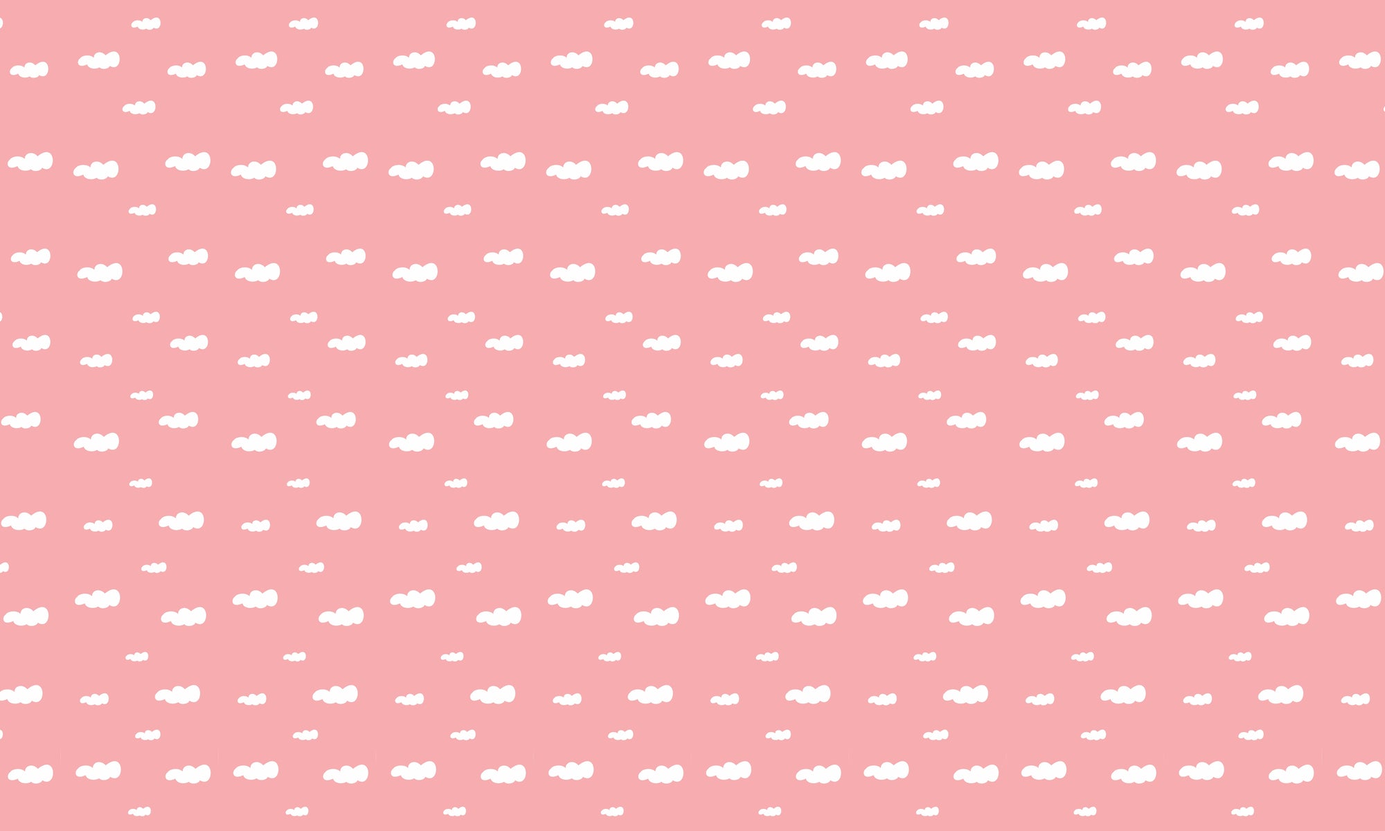 Papel de Parede Adesivo Menina Nuvem Rosa