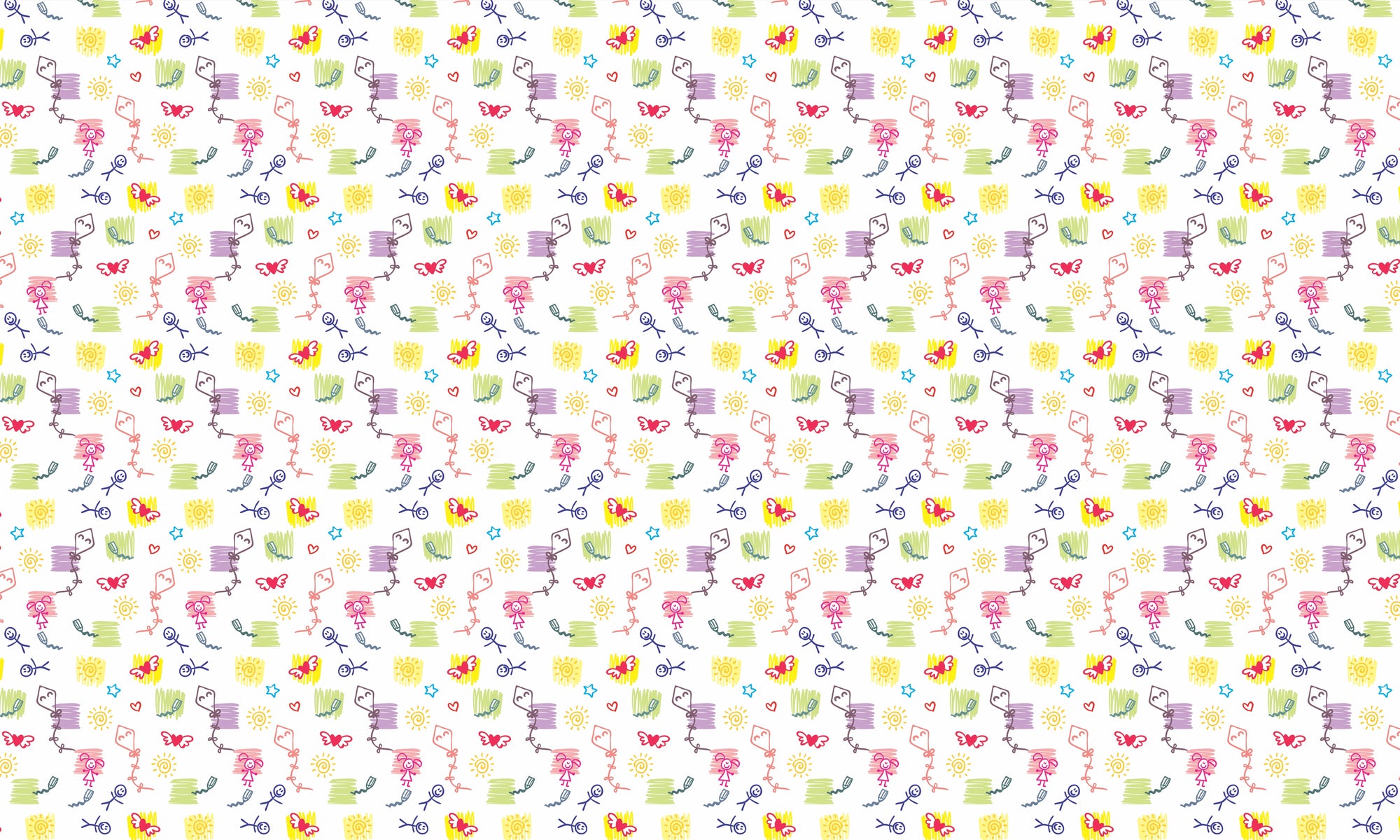 Papel de Parede Adesivo Menina Pipas