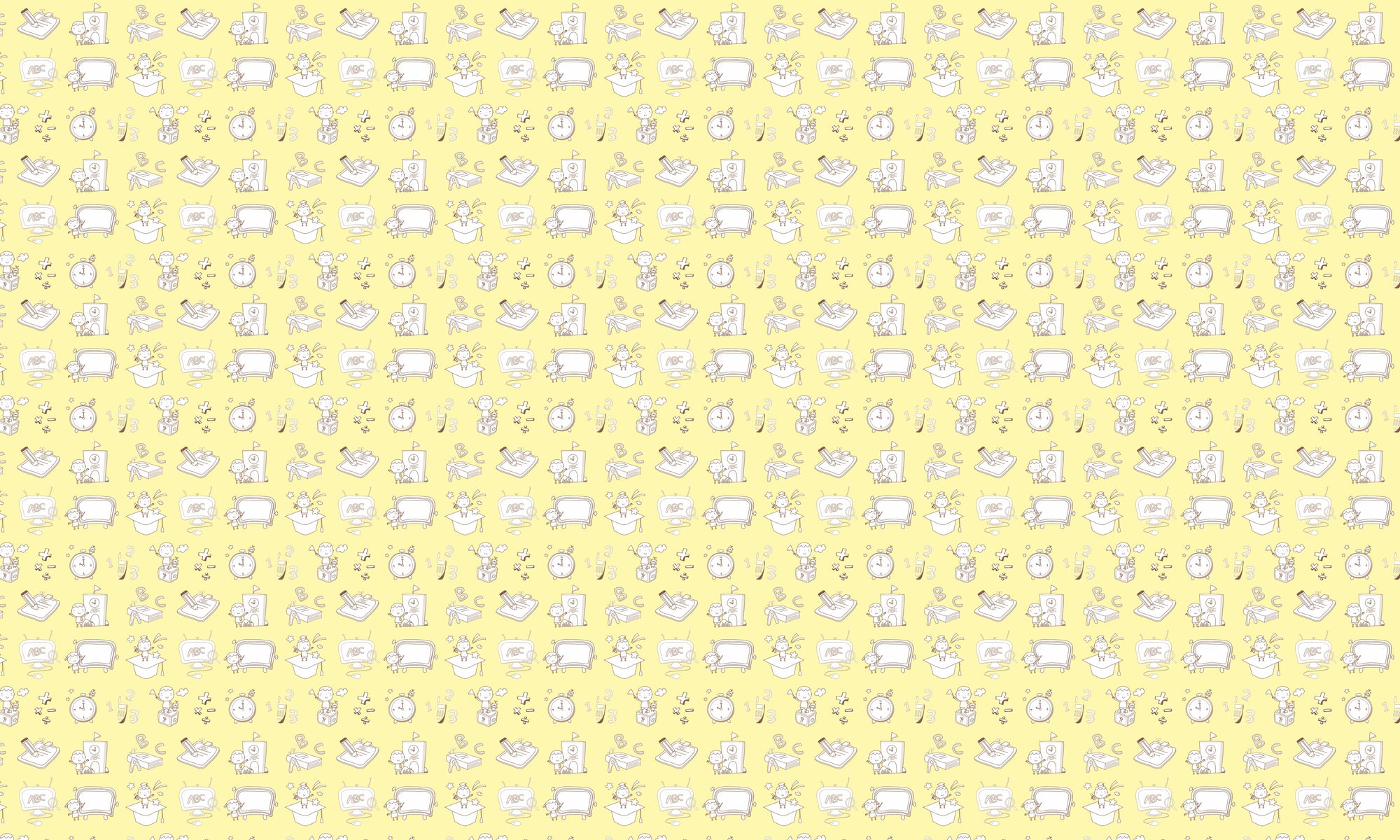 Papel de Parede Adesivo Menina School