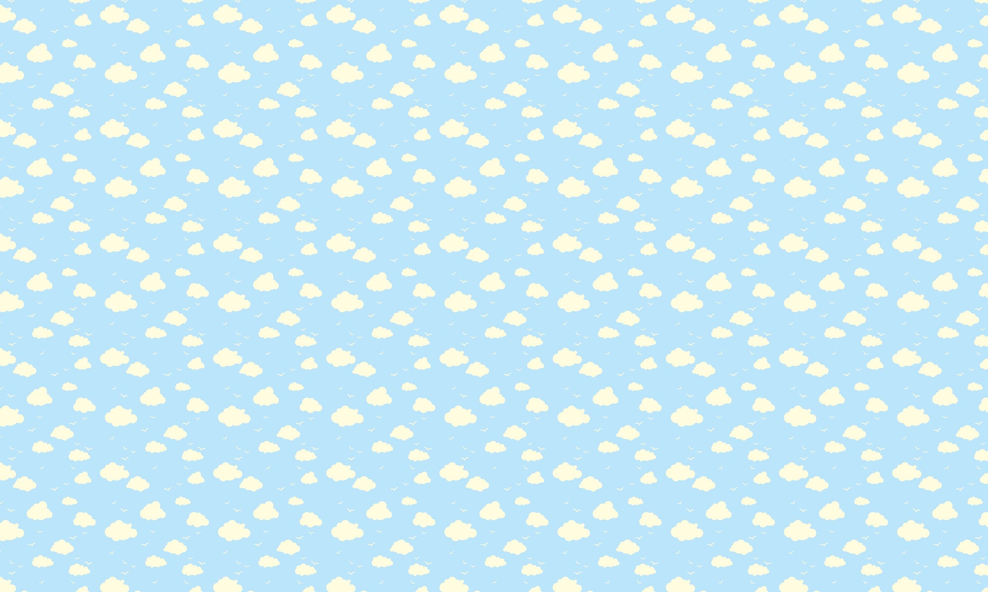 Papel de Parede Adesivo Menino Baby Nuvens