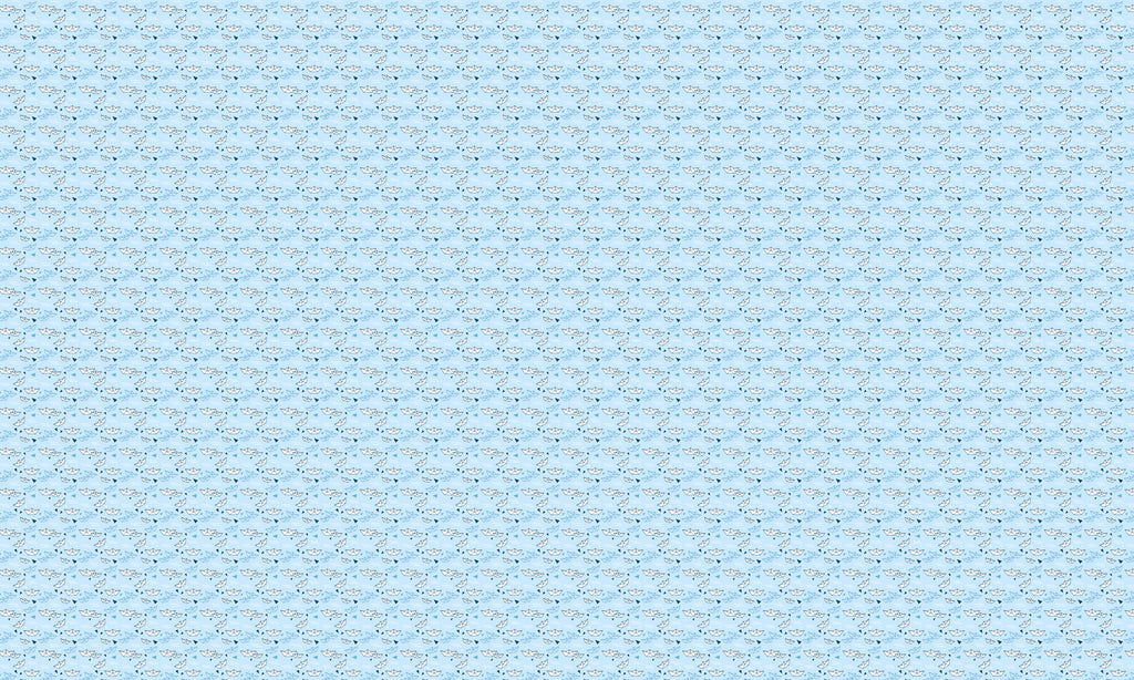 Papel de Parede Adesivo Menino Barquinho de Papel