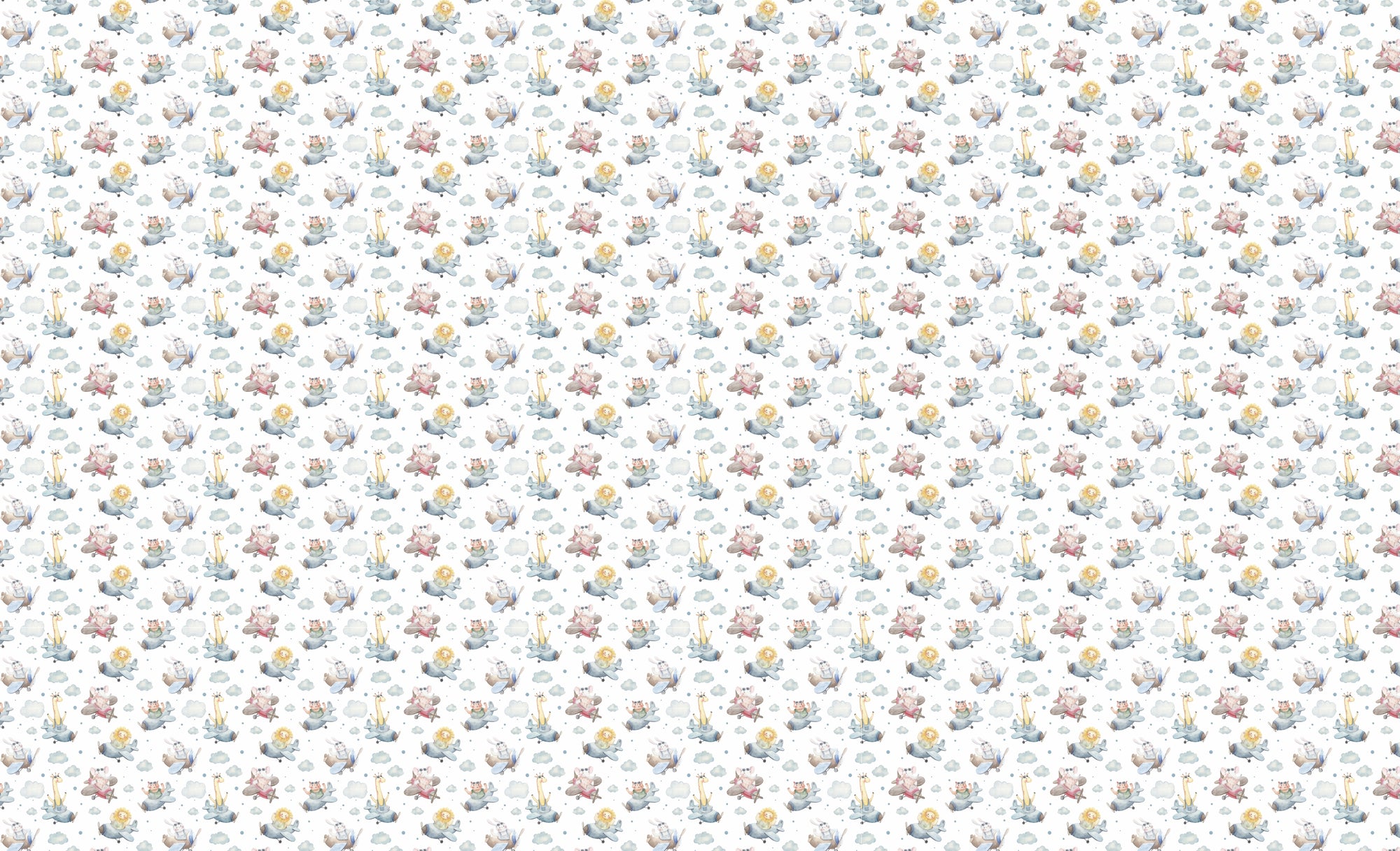 Papel de Parede Adesivo Menino Caminho do Voo Feliz