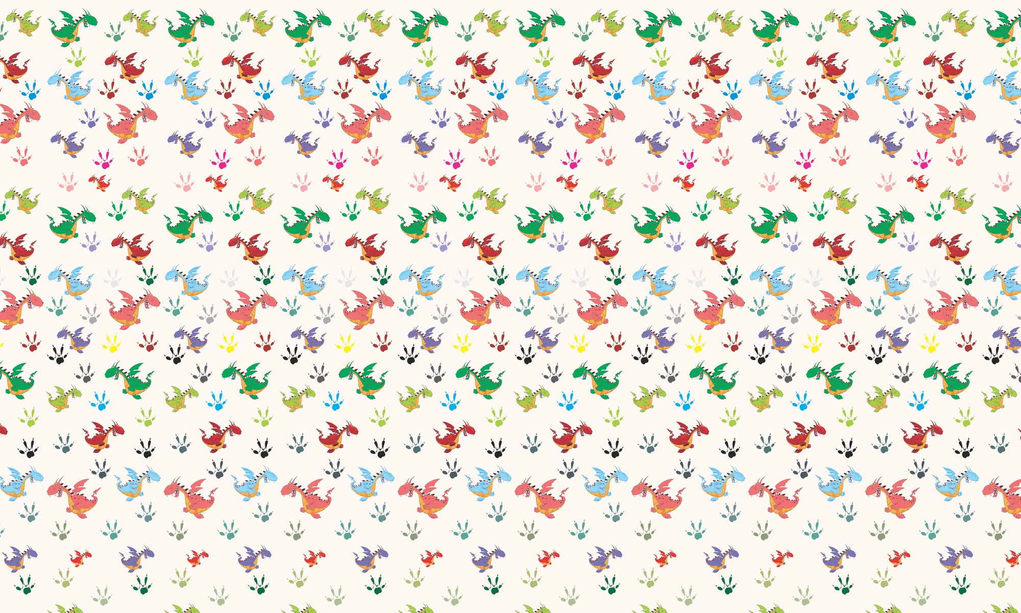Papel de Parede Adesivo Menino Dragões