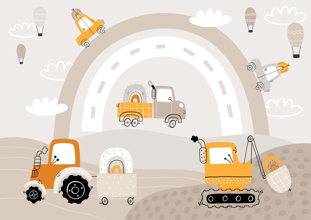 Papel de Parede - Infantil Construtor