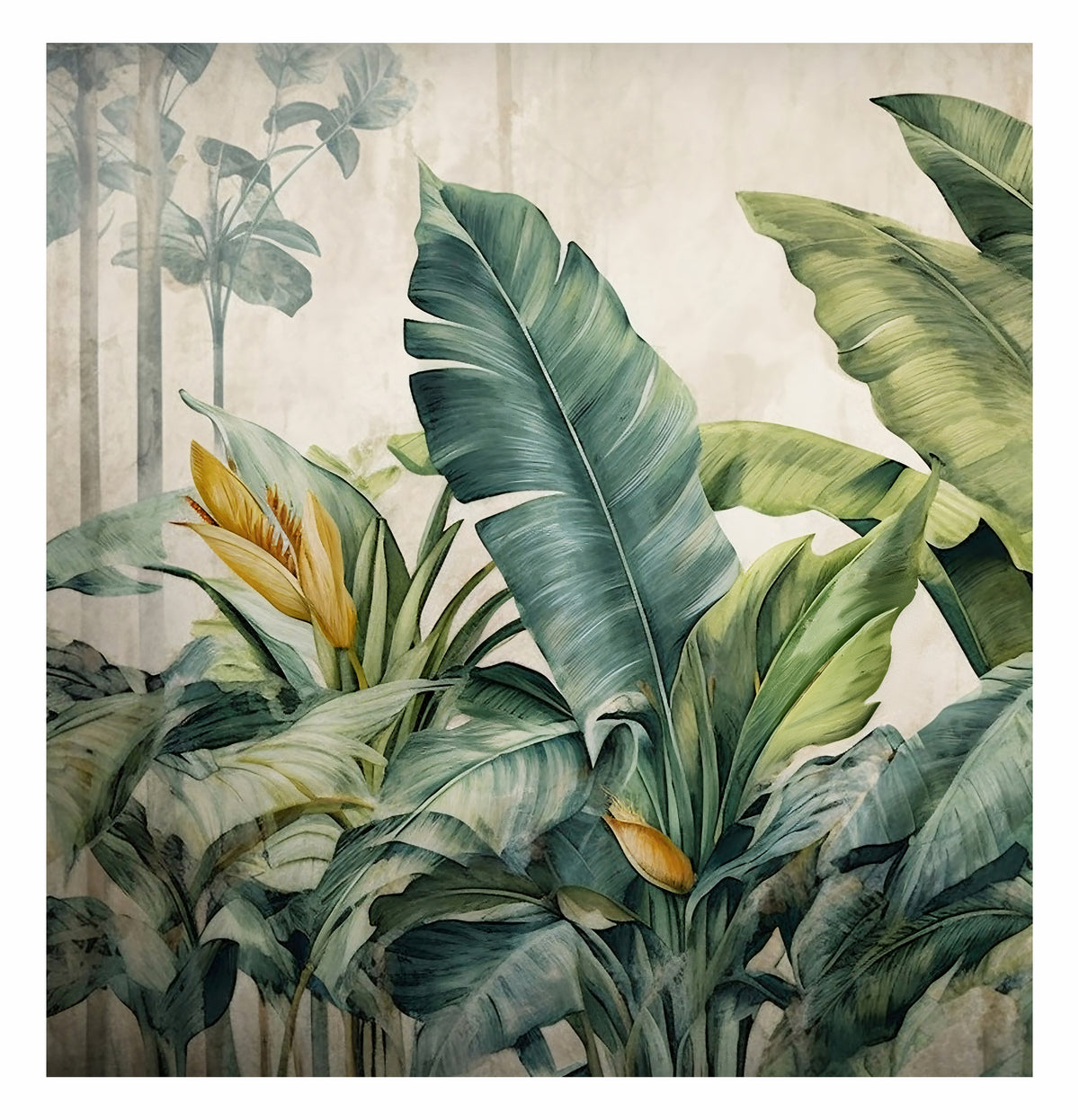 Floresta Tropical Nativa - Painel - Tamanho Personalizado - 2.86 x 3.00 m