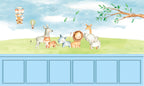 Papel de Parede - Safari Boiserie