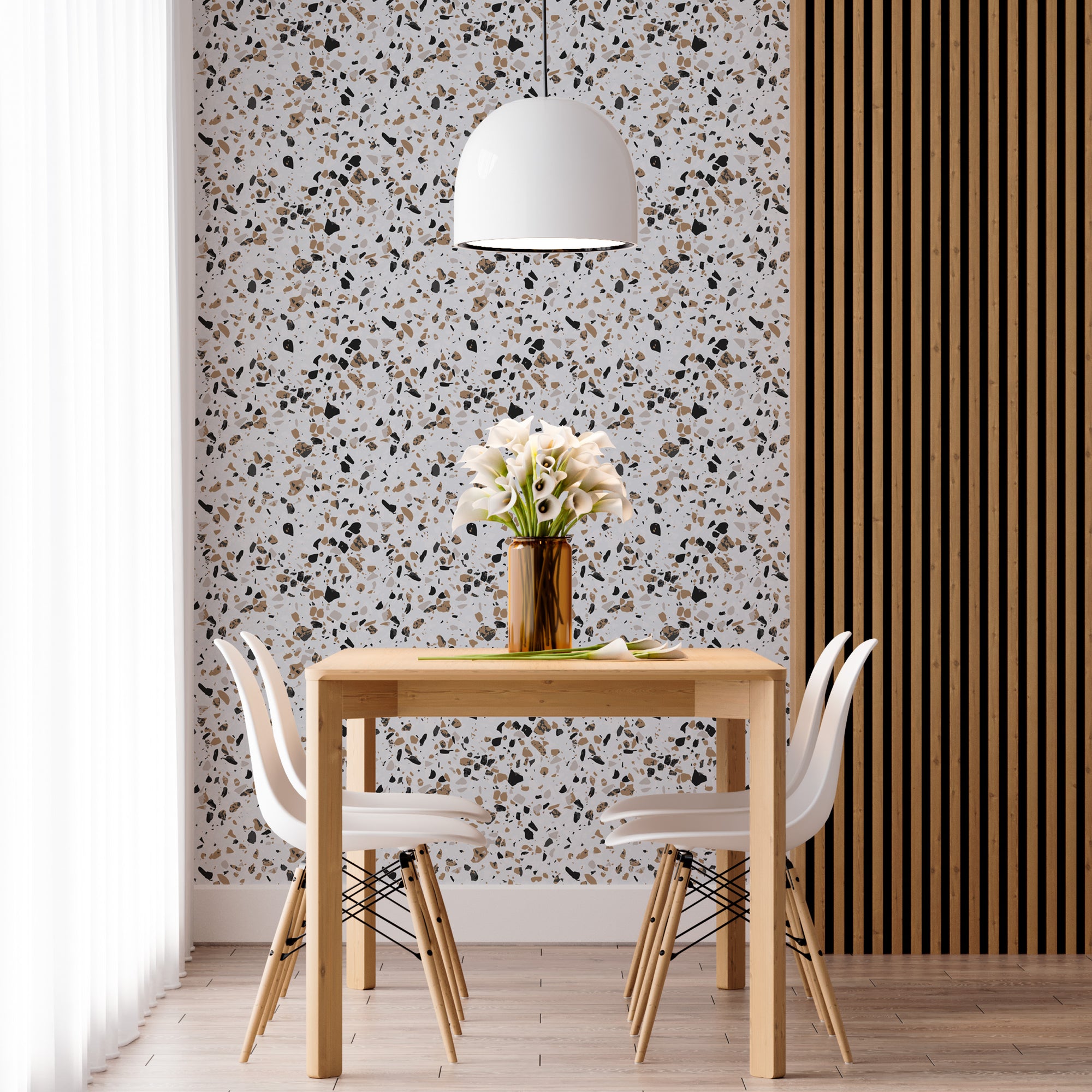 Papel de Parede Adesivo Terrazzo 1