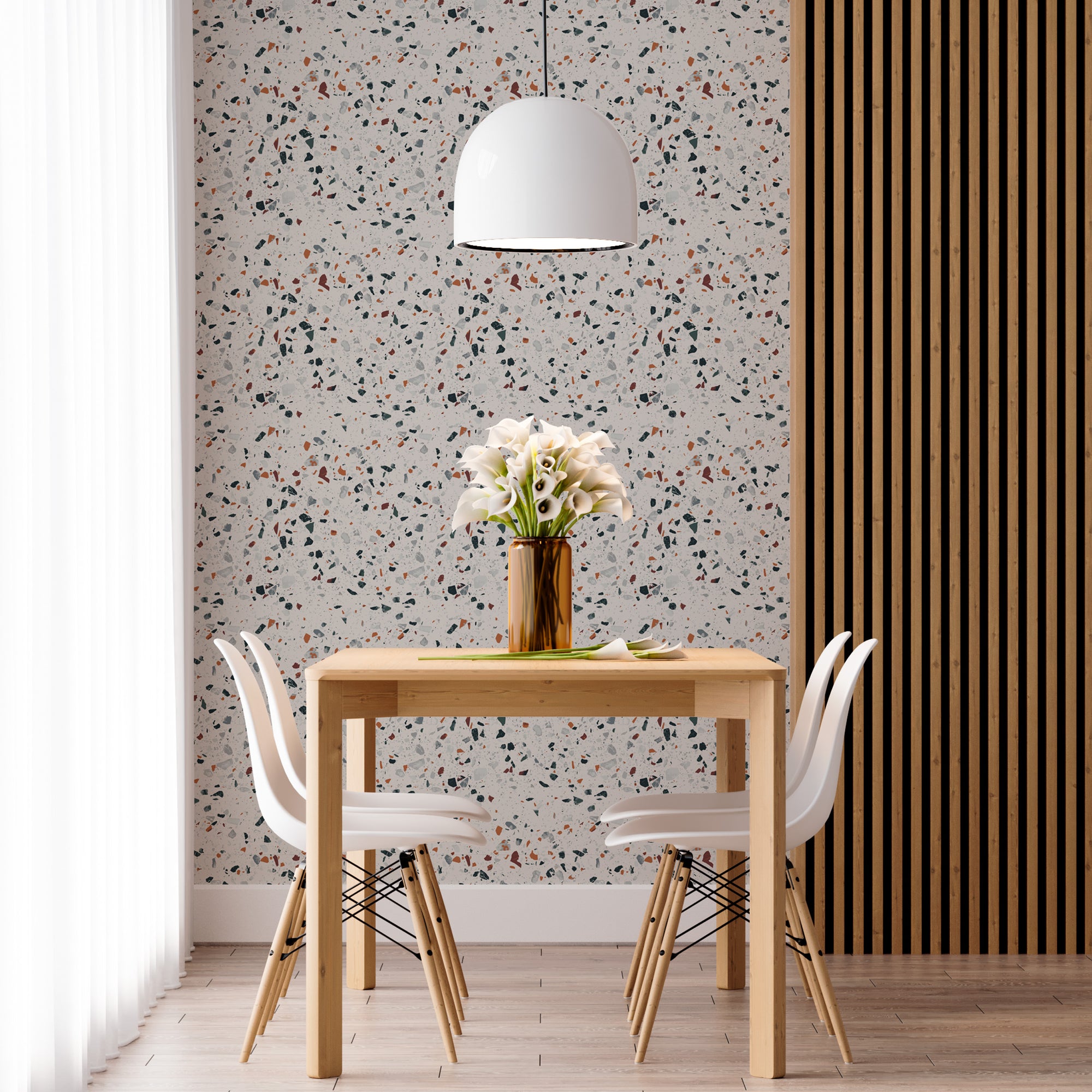 Papel de Parede Adesivo Terrazzo 3