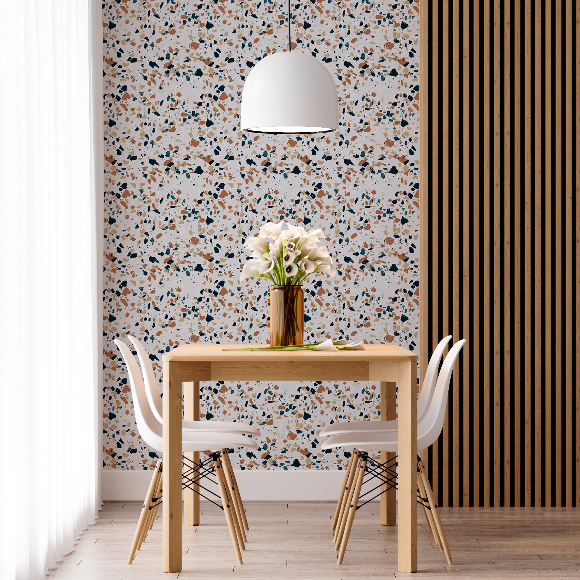 Papel de Parede Adesivo Terrazzo 4