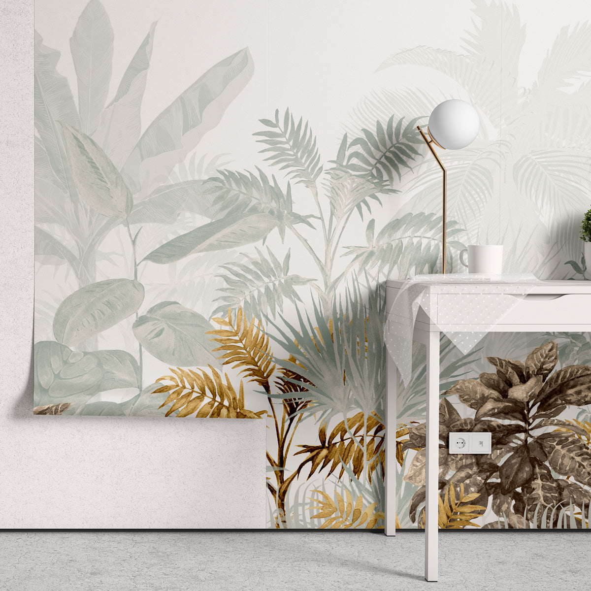 Papel de Parede - Tropical Gold